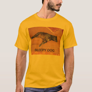 T-shirt Chien somnolent