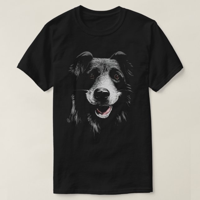 T-shirt Chien souriant (Design devant)