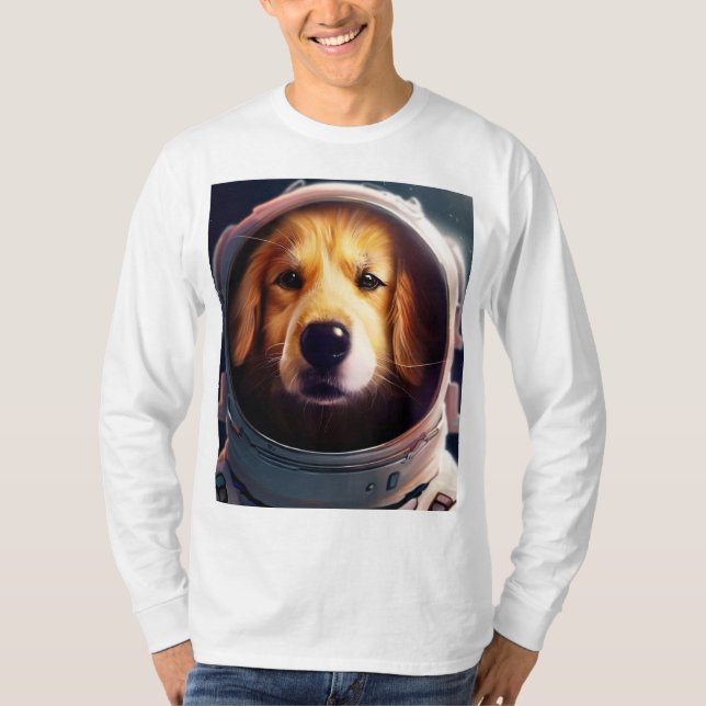 T-shirt chien spatial (Devant)