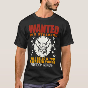 T-shirt Chien Stalker Personnel Recherché Pour Stalking Fu