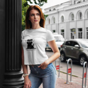 T-shirt Chien stressé drôle