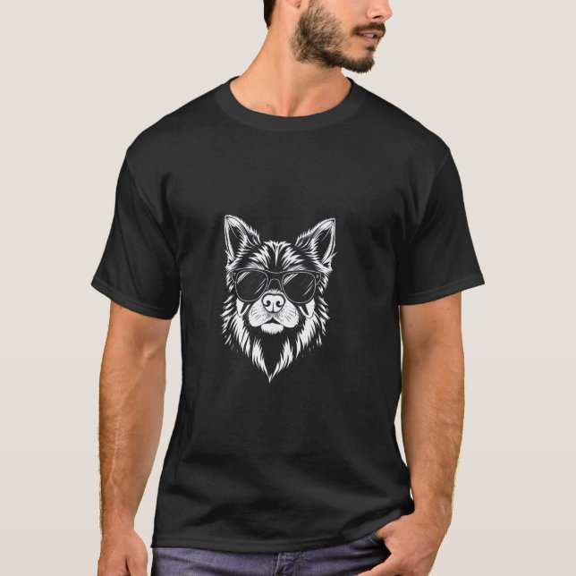 T-shirt Chien Stylé (Devant)