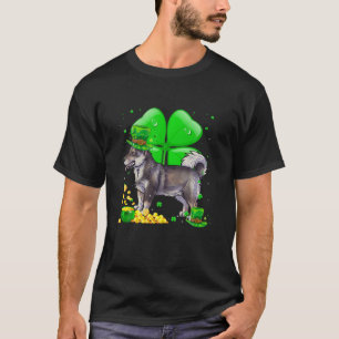 T-shirt Chien Suédois Vallhund Lucky Charm St. Patrick's D