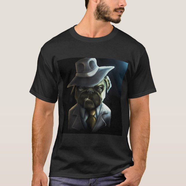 T-shirt Chien, suspect (Devant)