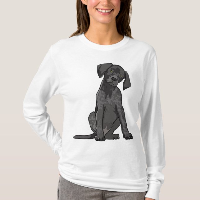T-shirt Chien Sweatshirt allemand pointer pointer Dog amou (Devant)