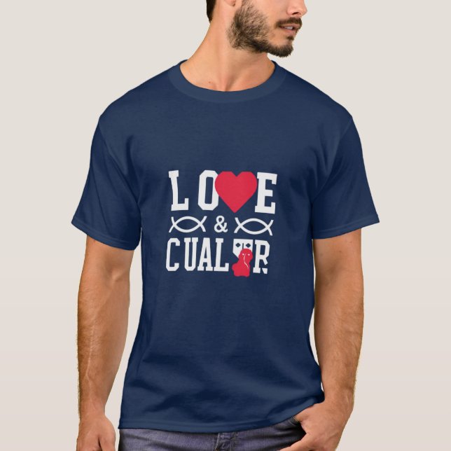 T-shirt Chien t'aime (Devant)