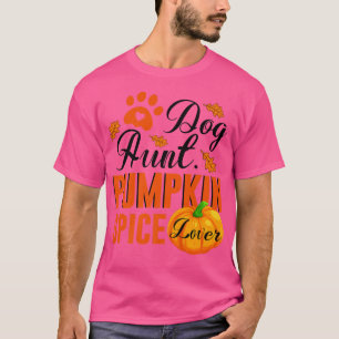 T-shirt Chien Tante Citrouille Épice Lover mignonne Automn