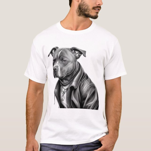 T-shirt Chien taureau (Devant)
