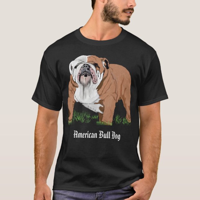 T-shirt Chien taureau américain (Devant)