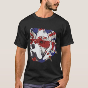 T-shirt Chien-taureau anglais Union Jack - Chien-taureau d