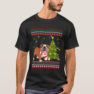 T-shirt Chien-taureau français Noël 2020 Arbre Noël G