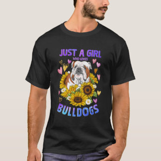 T-shirt Chien-taureaux anglais La Femme-maîtresse de chiot