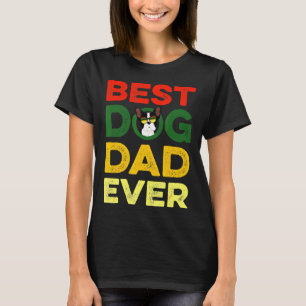 T-shirt Chien-taureaux français papa Jamais Hommes Garçons