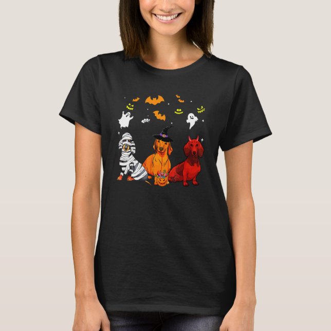 T-shirt Chien teckel (Devant)