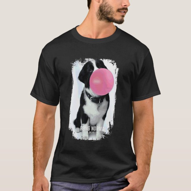 T-shirt Chien Terre-Neuve Landseer (Devant)