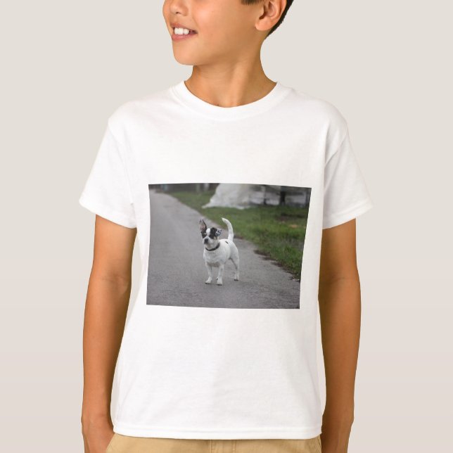 T-shirt Chien Terrier mignon ! (Devant)