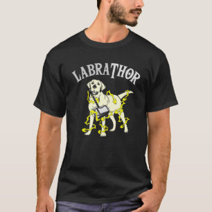 T-shirt Chien Thor Hammer Labrador Pun Plaisanterie