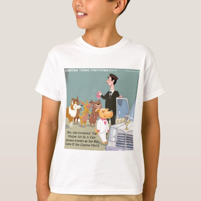T-shirt Chien Très Riche Drôle (Devant)
