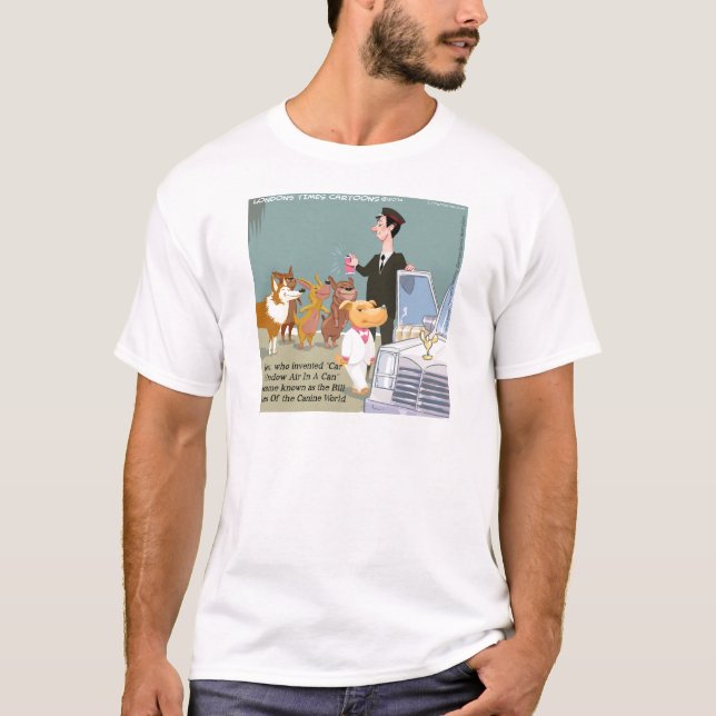 T-shirt Chien Très Riche Drôle (Devant)