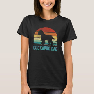 T-shirt Chien vintage Cockapoo Papa