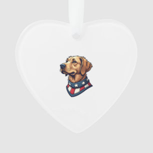 T-Shirt Chien Vintage Mascotte Retriever Patriotiq