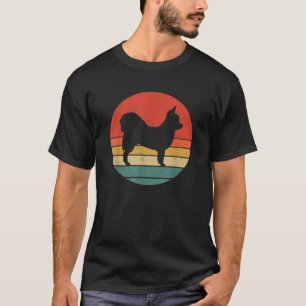 T-shirt Chien Vintage Pomchi Silhouette Rétro 60s les anné