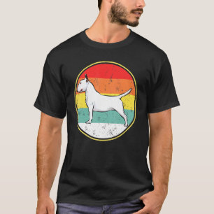 T-shirt Chien vintage Retro Sunset Bull Terrier