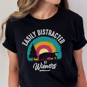 T-shirt chien Weiner, maman Doxie