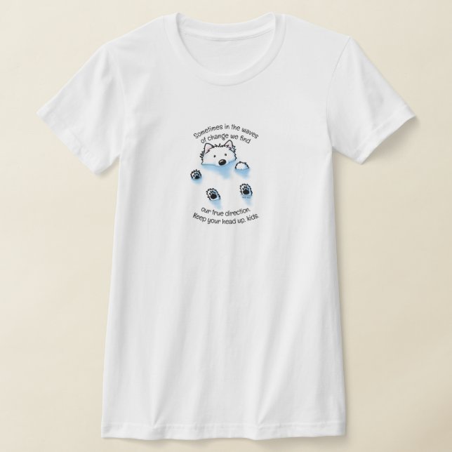 T-Shirt Chien Westie Flottant (Poser)
