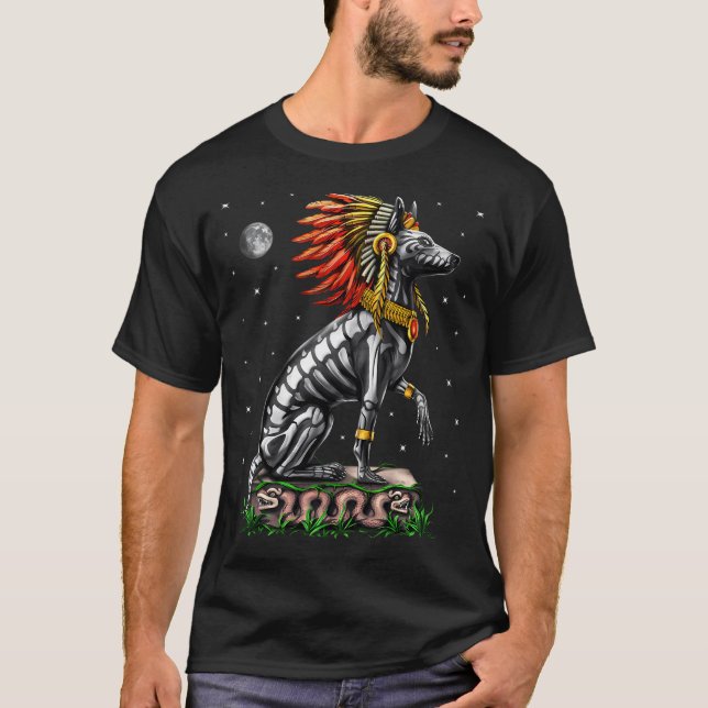 T-shirt Chien Xolo Aztèque (Devant)