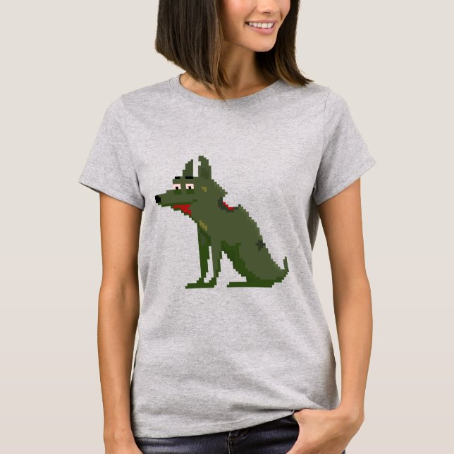 T-shirt Chien Zombie (Devant)