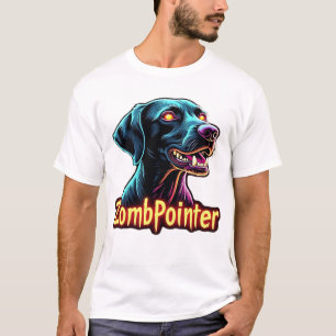 T-shirt Chien zombie Pointer à poil court allemand Hallowe