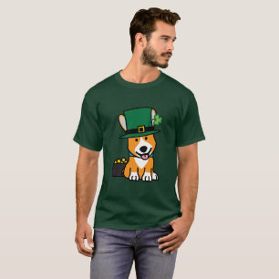 T-shirt Chienchien de chiot de chien de lutin de corgi du