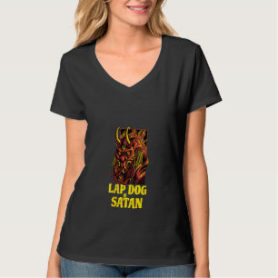 T-shirt Chienne de Satan Masque cornu satanique Sabbat