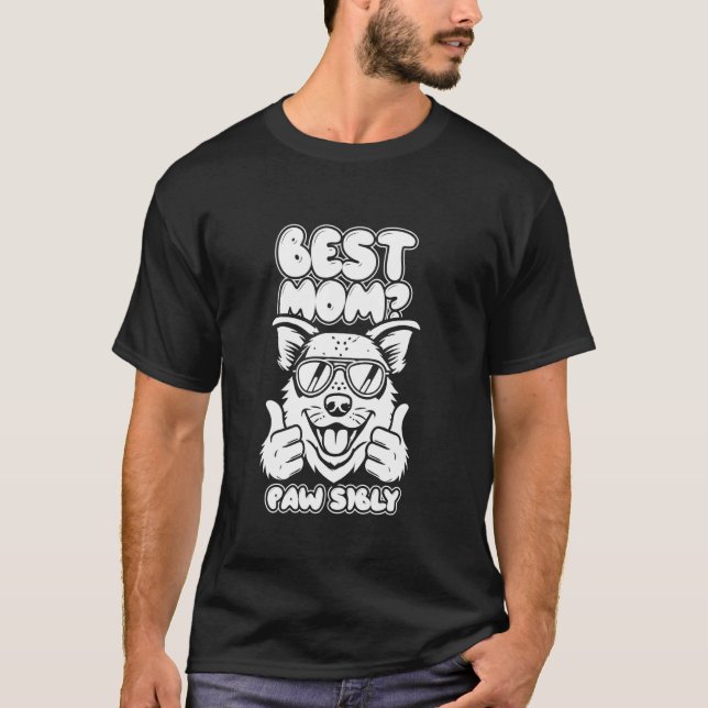 T-shirt Chienne mère Australian Cattle Dog - Meilleure mam (Devant)