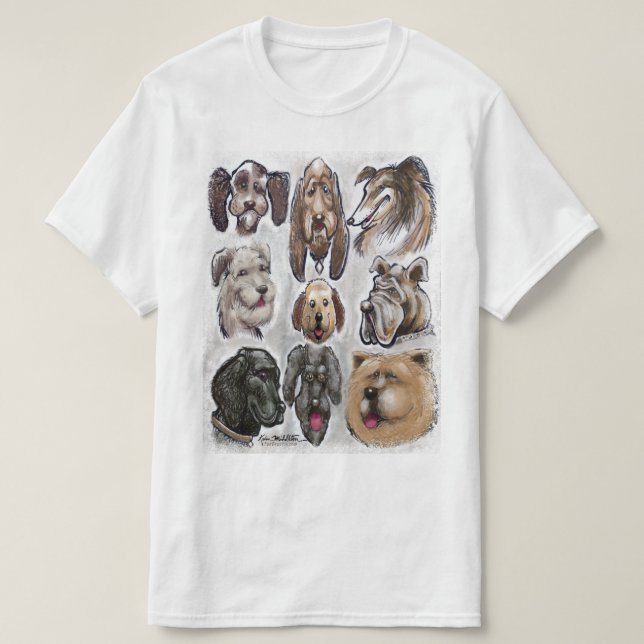 T-shirt Chiens (Design devant)