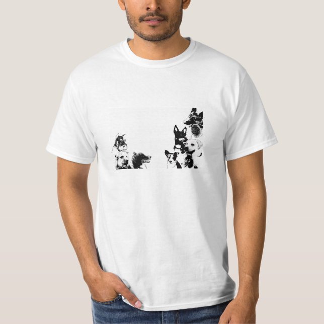 T-shirt chiens (Devant)