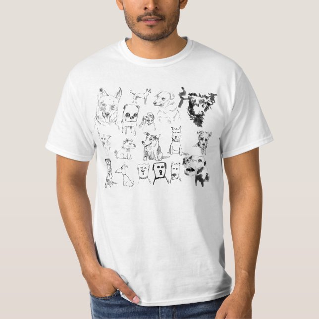 T-shirt Chiens (Devant)