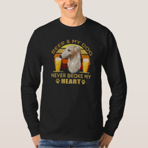 T-shirt Chiens 365 Bière & Chien de Borzoi Ne Jamais Broye
