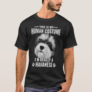 T-shirt Chiens 365 C’est mon costume humain Je suis vraime