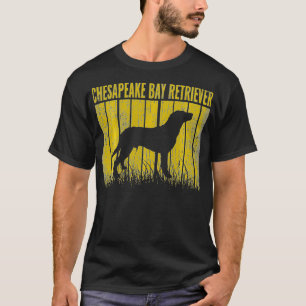 T-shirt Chiens 365 Retro Chesapeake Bay Retriever Chien Vi