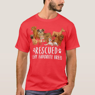 T-shirt Chiens 365 Secouru Est Mes Amoureux de les chiens