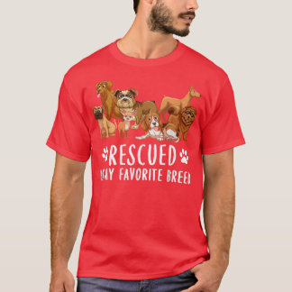 T-shirt Chiens 365 Secouru Est Mes Amoureux de les chiens