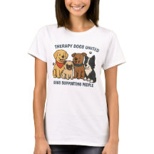 Chiens Amusants de Femmes Soutenant les Gens