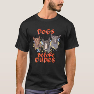 T-shirt Chiens avant les mecs Bull Terrier
