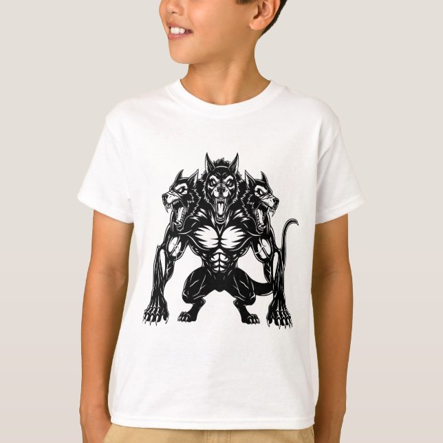 T-shirt Chiens Cerbère  (Devant)
