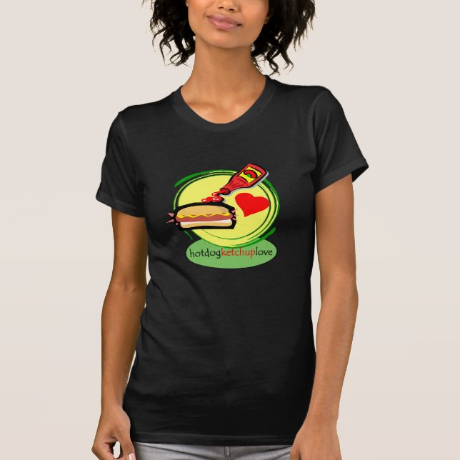 T-shirt Chiens chauds et Ketchup (Devant)