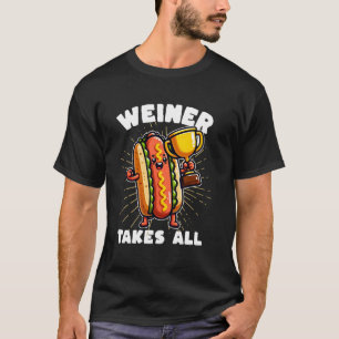 T-shirt Chiens Chauds et Saucisson Weiner prend toute Comp