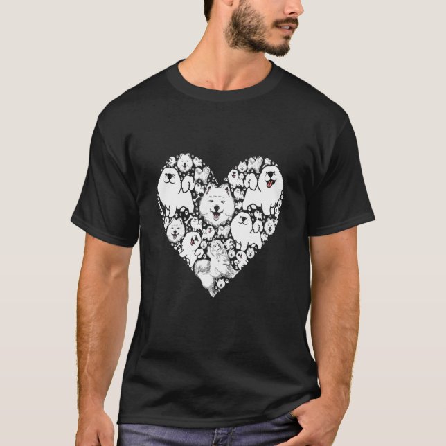 T-shirt Chiens Comme Chien Samoyé (Devant)
