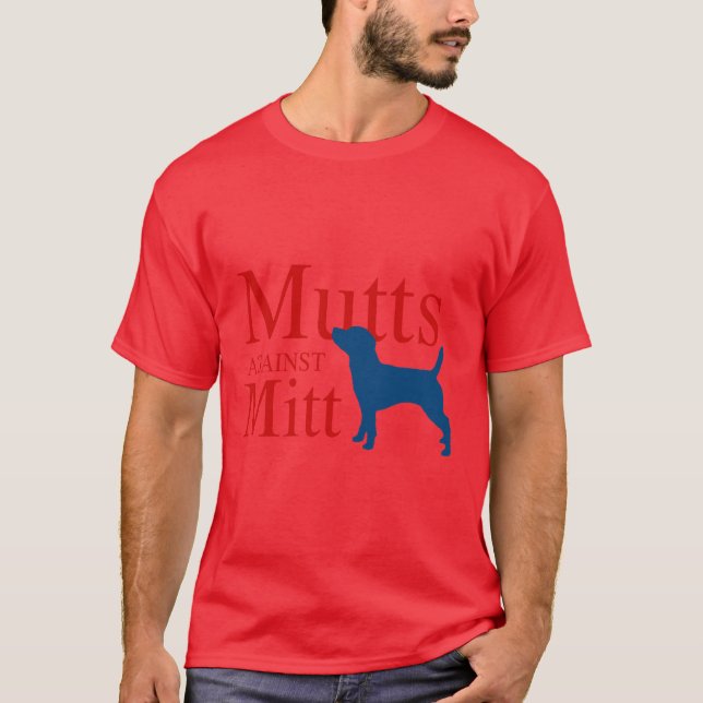 T-shirt Chiens contre le gant (Devant)